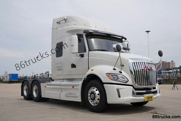 JAC Gallop V7 Heavy Truck 560hp 6X4(10 wheels) AMT Automatic Long-nose Tractor Truck (China VI) Exterior