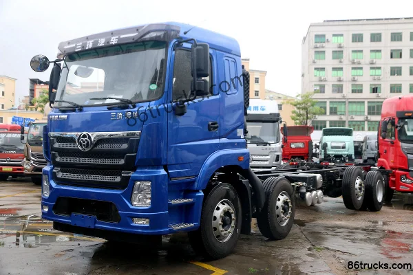Sanhuan Shitong Haolong Comfort Edition 270hp 8X2(10 wheels) 7.6m Flatbed Cargo Truck (Rear Axle 457 Wide Brake) Exterior (2) | 86Trucks