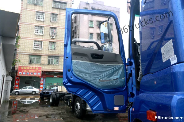 Sanhuan Shitong Haolong Comfort Edition 270hp 8X2(10 wheels) 7.6m Flatbed Cargo Truck (Rear Axle 457 Wide Brake) Cab (1) | 86Trucks