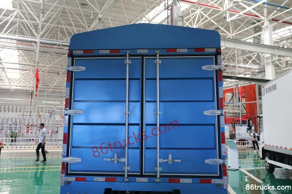 SHACMAN Commercial Vehicle Xuande E9 Urban Edition 4.5T 4.1m Single Row Pure Electric Fence Cargo Light Truck 91.1kWh 4X2(6 wheels) Body (3)