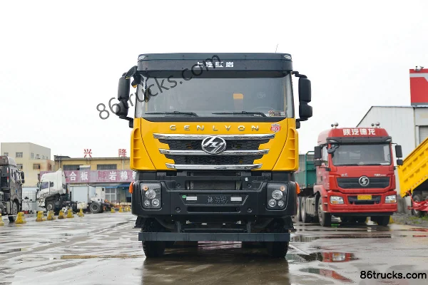 SAIC Hongyan Genlyon C6 380 hp 8X4(12 wheels) 6.8 m Dump Truck (Short Body) (China VI) Exterior (2) | 86Trucks
