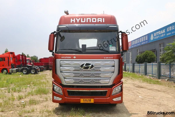 Hyundai Commercial Vehicle New Generation Chuanghu 460 hp 6X4(10 wheels) LNG Tractor Truck (China VI) Exterior (2) | 86Trucks