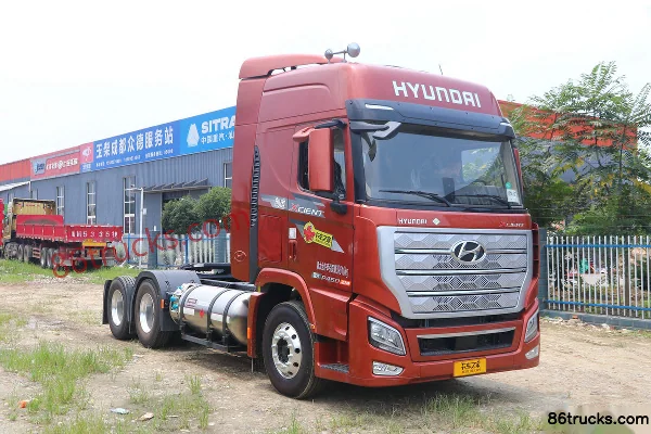 Hyundai Commercial Vehicle New Generation Chuanghu 460 hp 6X4(10 wheels) LNG Tractor Truck (China VI) Exterior