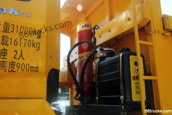 JAC Gallop K5X camion lourd 375 ch 8X4(12 roues) camion benne 5,6 m (China VI) Carrosserie (3) | 86Trucks