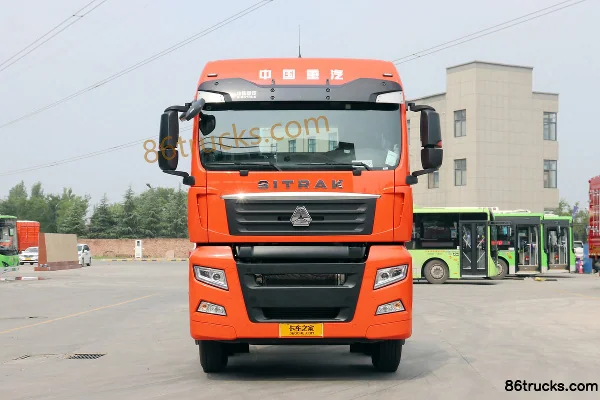 Sitrak SITRAK G7 13L Diesel 570hp 8X4(12 wheels) Sinotruk 16-speed AMT automatic 9.6m semi-panel cage van cargo truck Exterior (2) | 86Truck