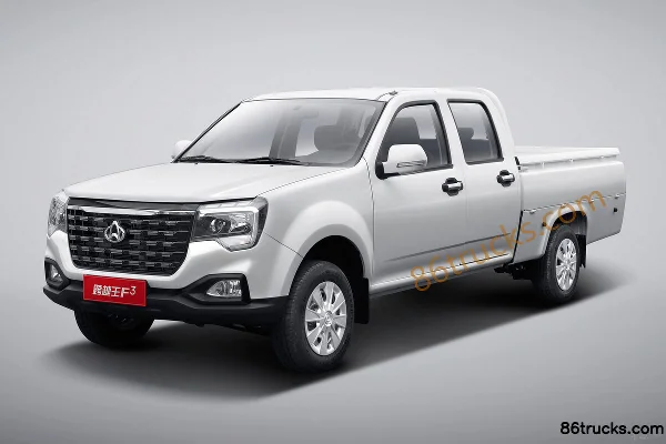 Changan Kuayue Kuayue Wang F3 Long Wheelbase Standard Edition 1.6L Gasoline 122 hp 4x2(6 wheels) Dual Row Pickup Truck (China VI) (745kg) Ex