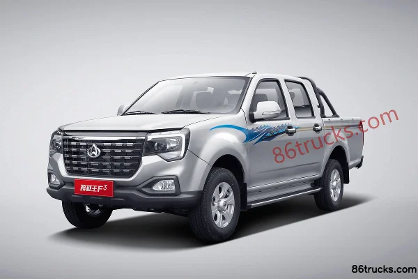 Changan Kuayue Kuayue Wang F3 Short Wheelbase Standard Edition 1.6L Gasoline 122 hp 4x2(6 wheels) Dual Row Pickup Truck (China VI) (745kg) E