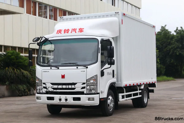 Qingling Lingka 150hp 4X2(6 wheels) 4.13m single-row box light truck Exterior (3) | 86Trucks