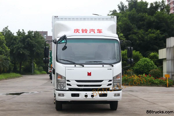 Qingling Lingka 150hp 4X2(6 wheels) 4.13m single-row box light truck Exterior (2) | 86Trucks