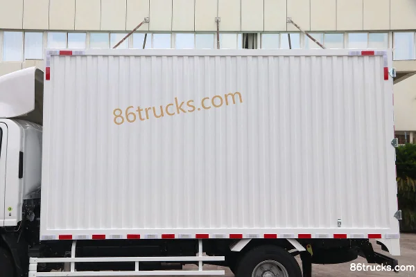 Qingling Lingka 150hp 4X2(6 wheels) 4.13m single-row box light truck Body (2) | 86Trucks