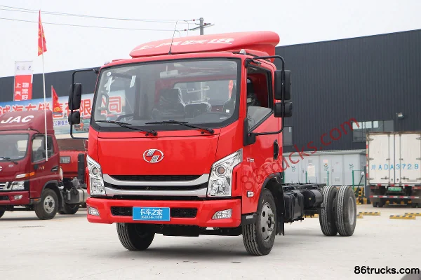 Yuejin Chaoyue C300-33 115 ch 4X2(6 roues) Camion plateau à cabine simple 4,17 m Extérieur (3) | 86Trucks