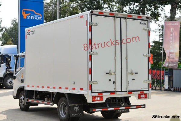 Foton Aumark S1 Série 150 ch 4X2(6 roues) Camion fourgon 4,14 m monoplace léger (China VI) Carrosserie (3) | 86Trucks