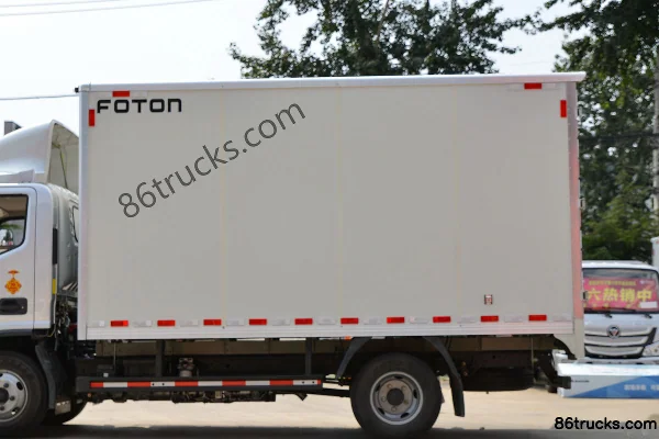 Foton Aumark S1 Série 150 ch 4X2(6 roues) Camion fourgon 4,14 m monoplace léger (China VI) Carrosserie (2) | 86Trucks