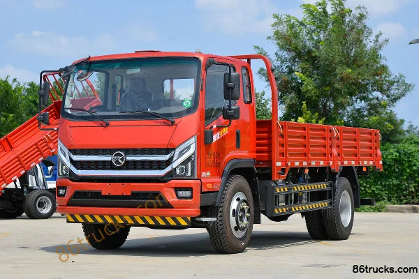 Kama Kaijie M6 Zunxiang Edition 190 hp 4X2(6 wheels) 5.33m Flatbed Cargo Truck Exterior (3) | 86Trucks