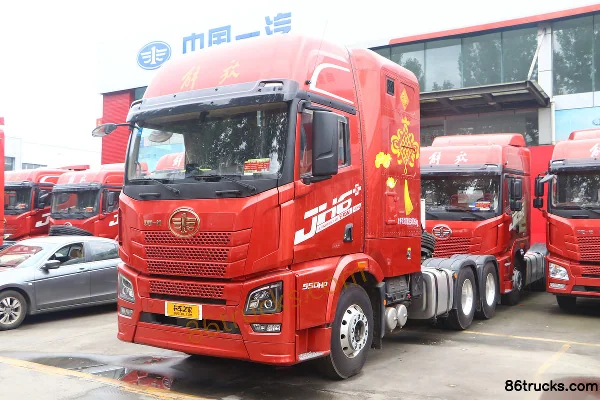 FAW Jiefang Qingdao JH6⁺ Heavy Truck Living Cabin Edition Four-Season 550hp 6X4(10 wheels) AMT Automatic Tractor Truck (China VI) Exterior (