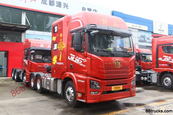 FAW Jiefang Qingdao JH6⁺ Heavy Truck Living Cabin Edition Four-Season 550hp 6X4(10 wheels) AMT Automatic Tractor Truck (