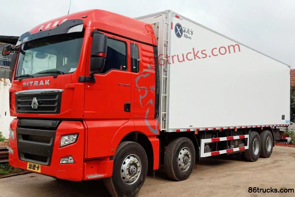 Sinotruk Sitrak G7 510 ch 8X4(12 roues) camion frigorifique 9,45 m Extérieur