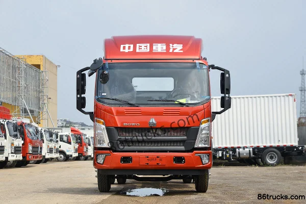 Sinotruk HOWO Hanjiang 160 ch 4X2(6 roues) 4,15 m cabine simple avec fourgon, camion léger (China VI) Extérieur (2) | 86Trucks