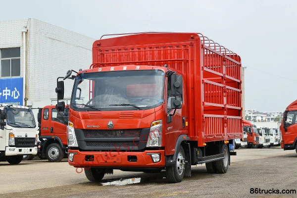 Sinotruk HOWO Hanjiang 160 hp 4X2(6 wheels) 4.15m Single Row Cage Van Light Truck Exterior (3) | 86Trucks