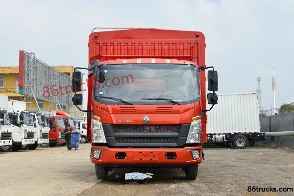 Sinotruk HOWO Hanjiang 160 hp 4X2(6 wheels) 4.15m Single Row Cage Van Light Truck Exterior (2) | 86Trucks