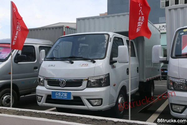 Dongfeng T5 1.6L 105hp 4X2(6 wheels) CNG 2.99m Double Row Van Truck (China VI) Exterior (3) | 86Trucks
