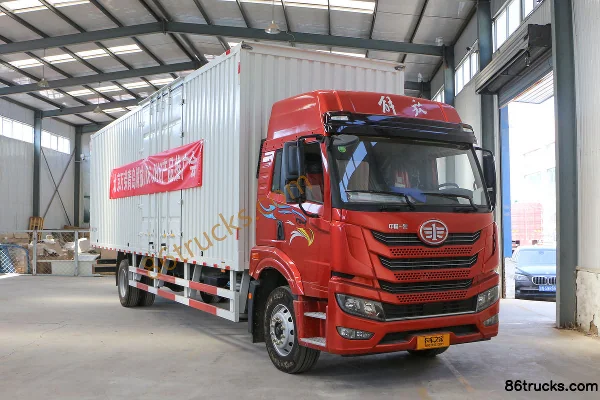 FAW Jiefang Qingdao Long VH 2.0 Edition 250 hp 4X2(6 wheels) 7.2m Van Cargo Truck (China VI)(Fast Gear Transmission) Ext