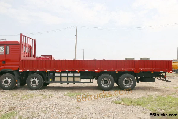 SHACMAN Delong M3000S Enhanced Elite Edition 460 hp 8X4(12 wheels) 9.5m flatbed cargo truck (China VI) Body (1) | 86Trucks