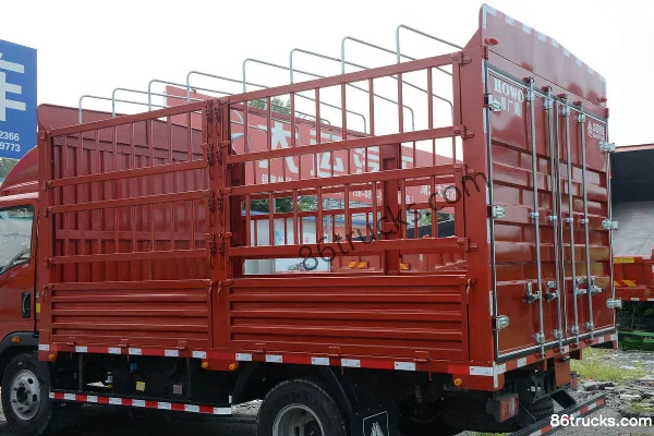 Sinotruk HOWO Tongshuai 127 ch 4X2(6 roues) camion léger à ridelles cabine simple 4,15 m (China VI) Carrosserie (3) | 86Trucks