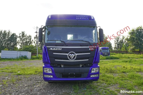 Foton Auman GTL 6-series heavy truck 300hp 6X2(8 wheels) 7.2m flatbed cargo truck Exterior (2) | 86Trucks