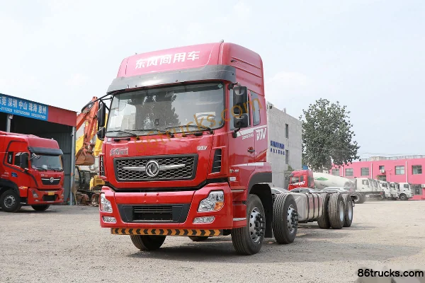Dongfeng Changxing D7V 400 hp 8X4(12 wheels) 9.4m Wing Opening Van Cargo Truck (Flat Top)(China VI) Exterior (3) | 86Trucks