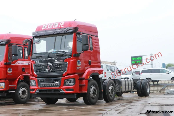 SHACMAN Delong M3000S Lightweight Edition 300 hp 6X2(8 wheels) 9.55m flatbed cargo truck Exterior (3) | 86Trucks
