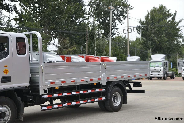 Foton Auman S3 Series Efficient Express Edition 156hp 4X2(6 wheels) 5.15m single-row with half cab flatbed light truck (China VI) Body (1)
