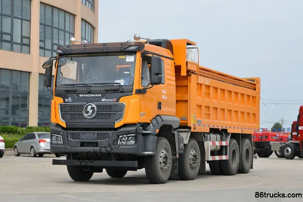 SHACMAN Delong M3000S Enhanced Elite Edition 460hp 8X4(12 wheels) 7.6m Dump Truck Exterior (3) | 86Trucks
