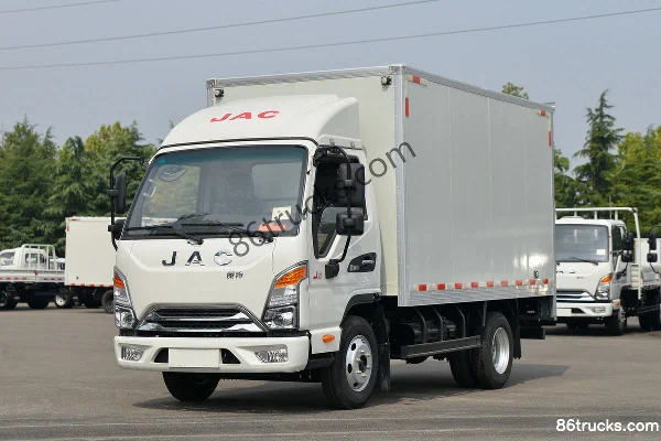 JAC Kangling J3 Luxe 95 ch 4X2(6 roues) camion léger fourgon 3,7 m cabine simple (China VI) Extérieur (3) | 86Trucks