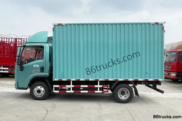 SHACMAN Commercial Vehicle Xuande E9 4.5T 4.1m Single Row Pure Electric Van Light Truck 4X2(6 wheels) Exterior