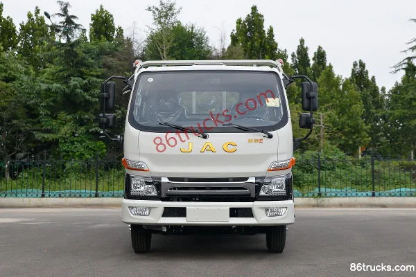 JAC Shuailing E carrosserie moyenne 131 ch 4X2(6 roues) camion léger plateau 3,85 m cabine avec couchette (China VI) Extérieur (2) | 86Truck