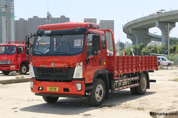 Sinotruk HOWO Hanjiang 184 ch 4X2(6 roues) 5,2 m camion porteur à ridelles avec cabine demi-avancée (China VI) Extérieur (3) | 86Trucks