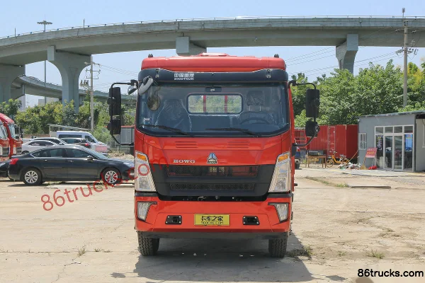 Sinotruk HOWO Hanjiang 184 ch 4X2(6 roues) 5,2 m camion porteur à ridelles avec cabine demi-avancée (China VI) Extérieur (2) | 86Trucks