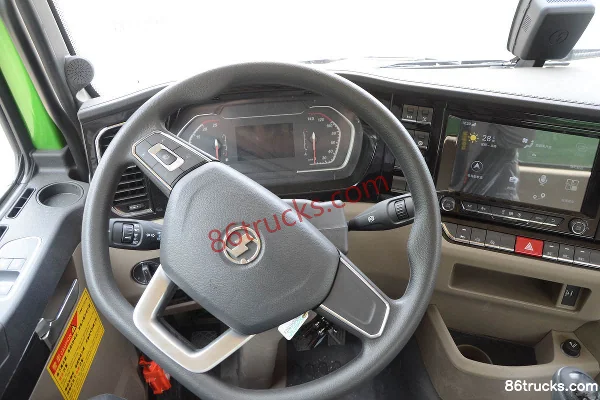 SHACMAN Delong M3000S Urban Standard Edition 350hp 8X4(12 wheels) 6.5m dump truck Cab (1) | 86Trucks