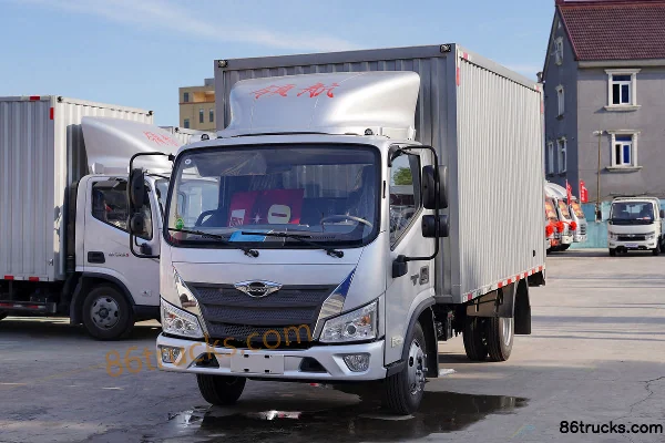 Foton Times Leading 5 131 hp 4X2(6 wheels) 4.14 m single-row enclosed light truck (China VI) Exterior (3) | 86Trucks