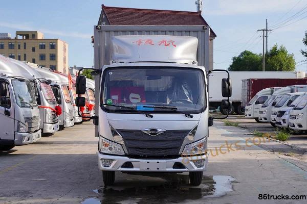 Foton Times Leading 5 131 hp 4X2(6 wheels) 4.14 m single-row enclosed light truck (China VI) Exterior (2) | 86Trucks