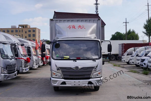 Foton Times Linghang 5 131 ch 4X2(6 roues) camion léger fourgon à cabine simple de 4,14 m (China VI) (carrosserie large) Extérieur (2) | 86T