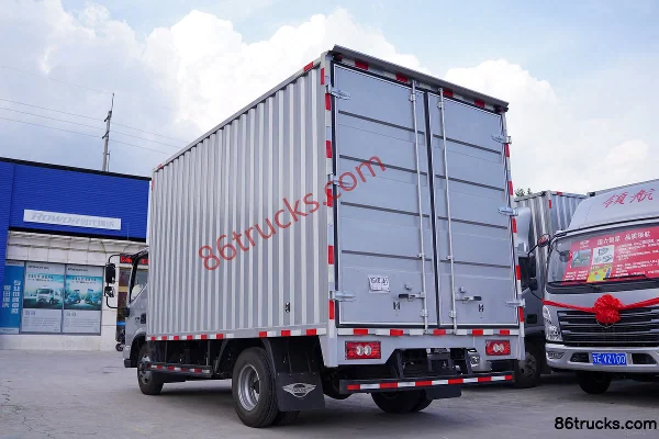 Foton Times Linghang 5 131 ch 4X2(6 roues) camion léger fourgon à cabine simple de 4,14 m (China VI) (carrosserie large) (2) | 86Trucks