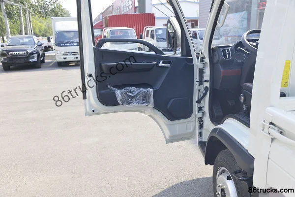 Foton Forland S1 1.6L 122hp 4X2(6 wheels) Gasoline 3.7m Single Row Flatbed Light Truck Cab (2) | 86Trucks