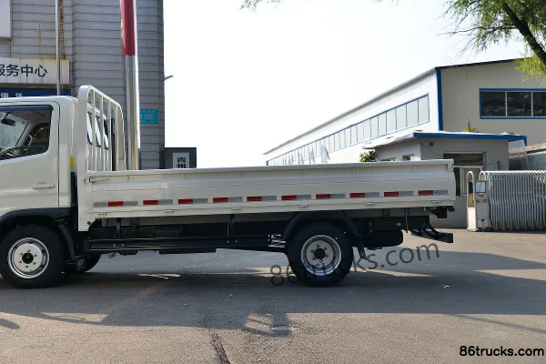 Foton Forland S1 1.6L 122hp 4X2(6 wheels) Gasoline 3.7m Single Row Flatbed Light Truck Body (2) | 86Trucks