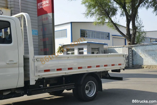Foton Times Pilot S1 122 hp 4X2(6 wheels) 2.7m double-row flatbed light truck Body (1) | 86Trucks