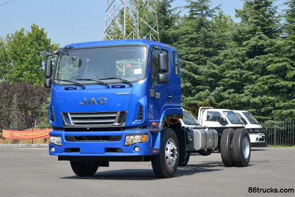JAC Dewos V9 220 hp 4X2(6 wheels) 5.95m Cage Van Cargo Truck Exterior (3) | 86Trucks
