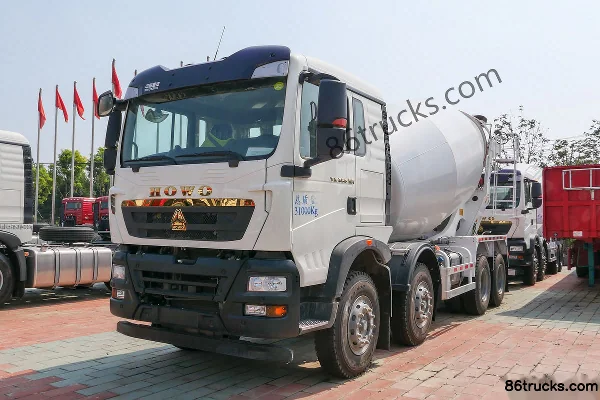 Sinotruk HOWO TX 350hp 8X4(12 wheels) 7.8m³ concrete mixer truck (China VI) (Tanghong Heavy Industry brand) (XT5317GJBT5F33) Exterior (3)