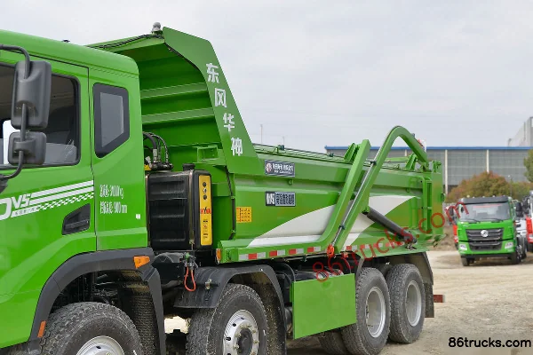 Dongfeng DV5 7.7L Diesel 350hp 8X4(12 wheels) Fast Gear 10-Speed 6.2m Dump Truck Body (1) | 86Trucks