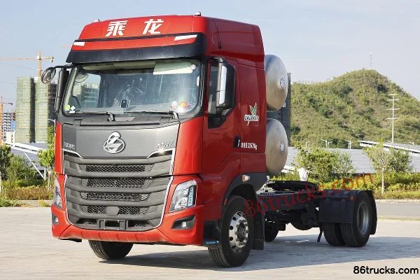Dongfeng Liuqi Chenglong H7 heavy truck 500hp 6X4(10 wheels) LNG automatic transmission tractor truck (China VI) Exterior (3) | 86Trucks